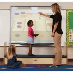 Jonti-Craft® iRise™ Standard IWB Step - 48"W x 12"H Step -Cheap Janitorial Carts Store 1046JC wkids2