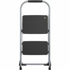 Cosco® Steel 2 Step Stool Ladder with Rubber Hand Grip, Type III -Cheap Janitorial Carts Store 11308PBL1E 04