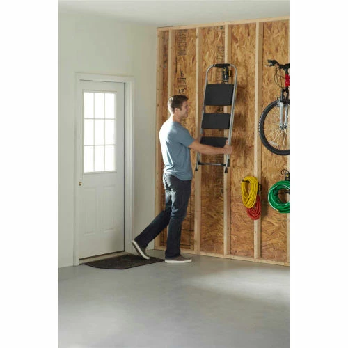 Cosco® Steel 3 Step Stool Ladder with Rubber Hand Grip, Type III 4 Cosco® Steel 3 Step Stool Ladder with Rubber Hand Grip, Type III - Image 4