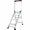 Little Giant® Jumbo Step Aluminum Ladder - 375 lb. Capacity, 4 Step - 11904