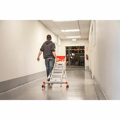 Little Giant® Type 1A Select Step 10' Aluminum Ladder W/ Air Deck - 15109-001 6 Little Giant® Type 1A Select Step 10' Aluminum Ladder W/ Air Deck - 15109-001 - Image 6