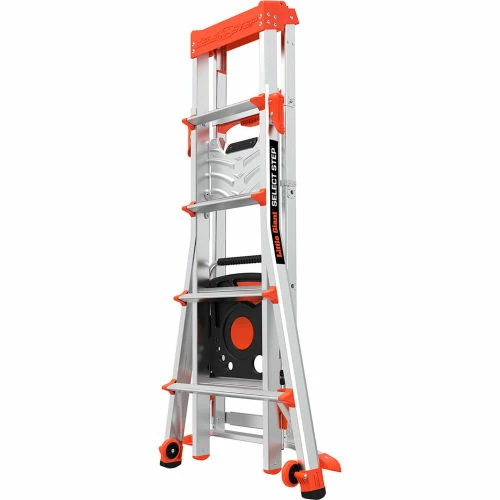 Little Giant® Type 1A Select Step 8' Aluminum Ladder W/ Air Deck - 15125-001 4 Little Giant® Type 1A Select Step 8' Aluminum Ladder W/ Air Deck - 15125-001 - Image 4
