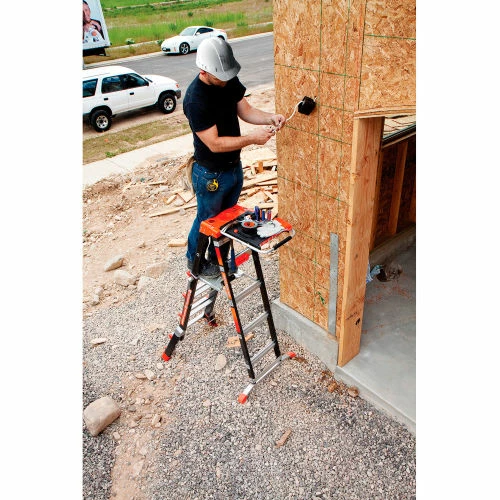 Little Giant Fiberglass SelectStep Step Ladder W/ Airdeck, 5-8' Type 1AA - 15130-920 6 Little Giant Fiberglass SelectStep Step Ladder W/ Airdeck, 5-8' Type 1AA - 15130-920 - Image 6