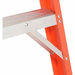 Werner 6' Fiberglass Platform Step Ladder 300 lb. Cap - P6206 -Cheap Janitorial Carts Store 207671 11