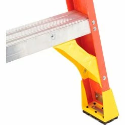 Werner 5' Dual Access Fiberglass Step Ladder 300 lb. Cap - T6205 26 Werner 5' Dual Access Fiberglass Step Ladder 300 lb. Cap - T6205 -Cheap Janitorial Carts Store 207676 08