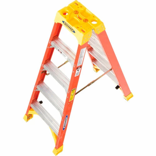 Werner 5' Dual Access Fiberglass Step Ladder 300 lb. Cap - T6205 13 Werner 5' Dual Access Fiberglass Step Ladder 300 lb. Cap - T6205 - Image 13