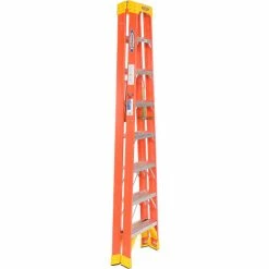 Werner 8' Dual Access Fiberglass Step Ladder 300 lb. Cap - T6208 -Cheap Janitorial Carts Store 207678 03