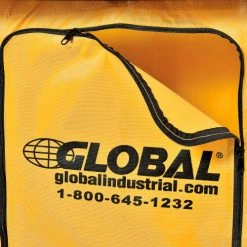 Global Industrial™ Janitor Cart Black with 25 Gallon Vinyl Bag -Cheap Janitorial Carts Store 261896 07