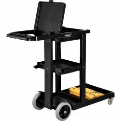 Global Industrial™ Janitor Cart Black with 25 Gallon Vinyl Bag -Cheap Janitorial Carts Store 261896 17