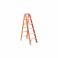 Louisville 6' Fiberglass Step Ladder - 300 lb Cap. - FS150-6