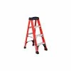 Louisville 4' Fiberglass Step Ladder - 375 lb Cap. - FS1404HD