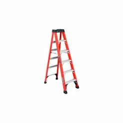 Louisville 6' Fiberglass Step Ladder - 375 lb Cap. - FS1406HD