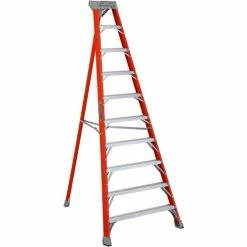 Louisville 10' Type 1A Fiberglass Tripod Ladder, 300 Lb. Cap. - FT1510