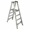 Werner 4' Type 1A Aluminum Dual Access Platform Ladder - PT374