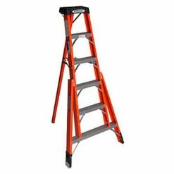 Werner 6' Fiberglass Tripod Step Ladder - FTP6206