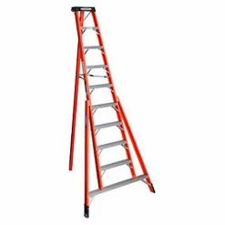 Werner 10' Fiberglass Tripod Step Ladder - FTP6210