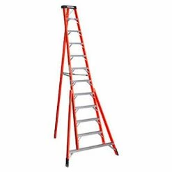 Werner 12' Fiberglass Tripod Step Ladder - FTP6212