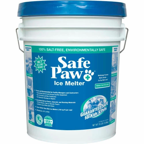 Safe Paw Ice Melt 35 Lb. Pail - 41035 1 Safe Paw Ice Melt 35 Lb. Pail - 41035