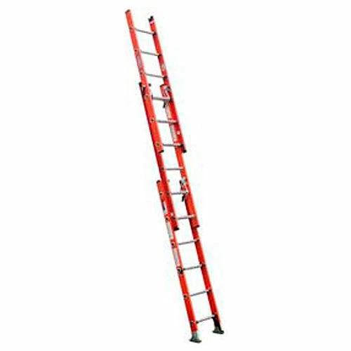 Werner 16' IA Fiberglass 3 Section Compact Extension Ladder D6216-3 1 Werner 16' IA Fiberglass 3 Section Compact Extension Ladder D6216-3