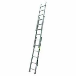 Werner 16' Type II Aluminum 3 Section Compact Extension Ladder D1216-3