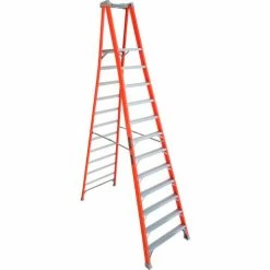 Louisville 10' Type 1A Fiberglass Pro Platform Step Ladder - FXP1710