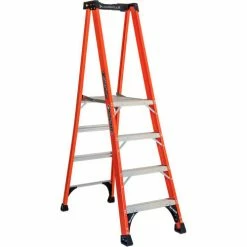 Louisville 2' Fiberglass Pro Platform Step Ladder, Type 1AA