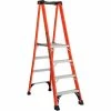Louisville 6' Fiberglass Pro Platform Step Ladder, Type 1AA