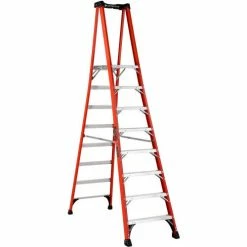 Louisville 8' Type 1AA Fiberglass Pro Platform Step Ladder - FXP1808HD