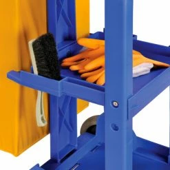 Global Industrial™ Janitor Cart Blue with 25 Gallon Vinyl Bag -Cheap Janitorial Carts Store 603574BLX 05