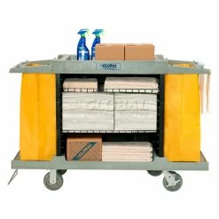 Global Industrial™ Replacement Vinyl Bag For Hotel Cart (Model 603575) -Cheap Janitorial Carts Store 603575 01 1