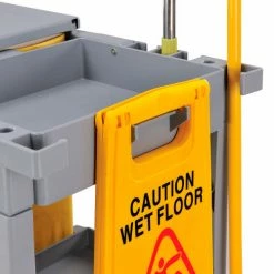 Global Industrial™ Janitor Cart Gray with 25 Gallon Vinyl Bag -Cheap Janitorial Carts Store 603590GYX 04