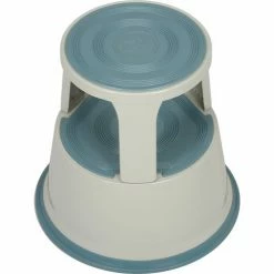 Global Industrial™ 17"H Rolling Step Stool - Gray -Cheap Janitorial Carts Store 606693 03