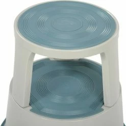 Global Industrial™ 17"H Rolling Step Stool - Gray -Cheap Janitorial Carts Store 606693 04