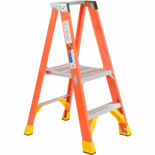 Werner 2' Fiberglass Platform Step Ladder 300 lb. Cap - P6202 1 Werner 2' Fiberglass Platform Step Ladder 300 lb. Cap - P6202