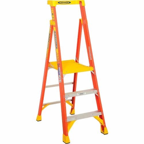 Werner 3' Type 1A Fiberglass Podium Ladder - PD6203 1 Werner 3' Type 1A Fiberglass Podium Ladder - PD6203