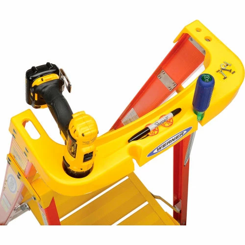 Werner 3' Type 1A Fiberglass Podium Ladder - PD6203 5 Werner 3' Type 1A Fiberglass Podium Ladder - PD6203 - Image 5