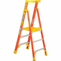 Werner 3' Type 1A Fiberglass Podium Ladder - PD6203 32 Werner 3' Type 1A Fiberglass Podium Ladder - PD6203 -Cheap Janitorial Carts Store 640771 06