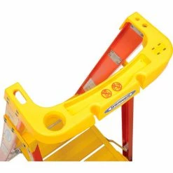 Werner 4' Type 1A Fiberglass Podium Ladder - PD6204 -Cheap Janitorial Carts Store 640772 10