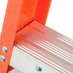 Werner 4' Type 1A Fiberglass Podium Ladder - PD6204 -Cheap Janitorial Carts Store 640772 11