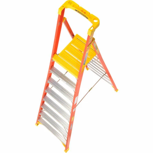 Werner 8' Type 1A Fiberglass Podium Ladder - PD6208 10 Werner 8' Type 1A Fiberglass Podium Ladder - PD6208 - Image 10
