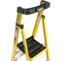 Werner 3' Type 1AA Fiberglass Podium Ladder - PD7303 -Cheap Janitorial Carts Store 640866 06