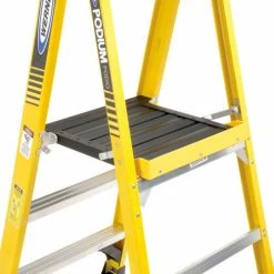Werner 3' Type 1AA Fiberglass Podium Ladder - PD7303 -Cheap Janitorial Carts Store 640866 07