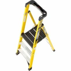 Werner 3' Type 1AA Fiberglass Podium Ladder - PD7303 -Cheap Janitorial Carts Store 640866 11