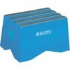 Global Industrial™ 1 Step Plastic Step Stand, 19-1/2"W x 13-1/2"L x 12"H, Blue