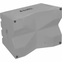 Global Industrial™ 1 Step Plastic Step Stand, 19-1/2"W x 13-1/2"L x 12"H, Gray -Cheap Janitorial Carts Store 641270GY 02