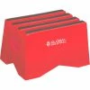 Global Industrial™ 1 Step Plastic Step Stand, 19-1/2"W x 13-1/2"L x 12"H, Red