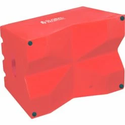 Global Industrial™ 1 Step Plastic Step Stand, 19-1/2"W x 13-1/2"L x 12"H, Red -Cheap Janitorial Carts Store 641270RD 02