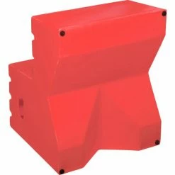 Global Industrial™ 2 Step Plastic Step Stand, 21"W x 19-1/2"L x 24-1/2"H, Red -Cheap Janitorial Carts Store 641271RD 03