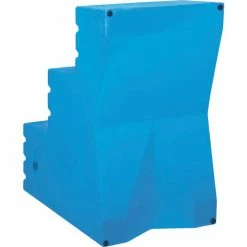 Global Industrial™ 3 Step Plastic Step Stand, 20"W x 28-1/2"L x 33-1/2"H, Blue -Cheap Janitorial Carts Store 641272BL 03