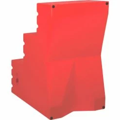 Global Industrial™ 3 Step Plastic Step Stand, 20"W x 28-1/2"L x 33-1/2"H, Red -Cheap Janitorial Carts Store 641272RD 03